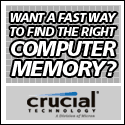 Crucial's Memory Advisor finds the right memory!